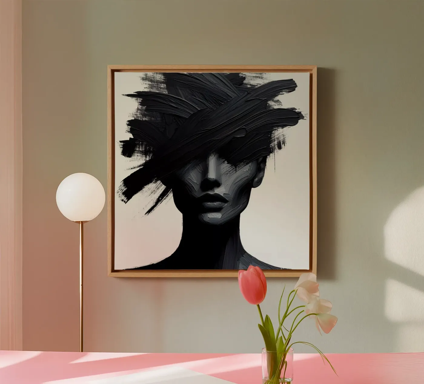 SPAZIO PER LA TESTA tela da ARTOMATIC