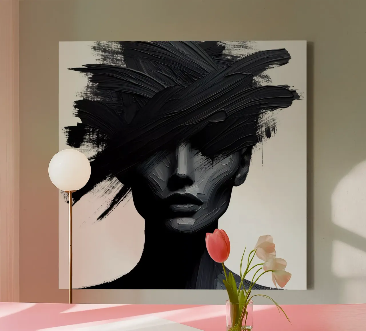 SPAZIO PER LA TESTA tela da ARTOMATIC