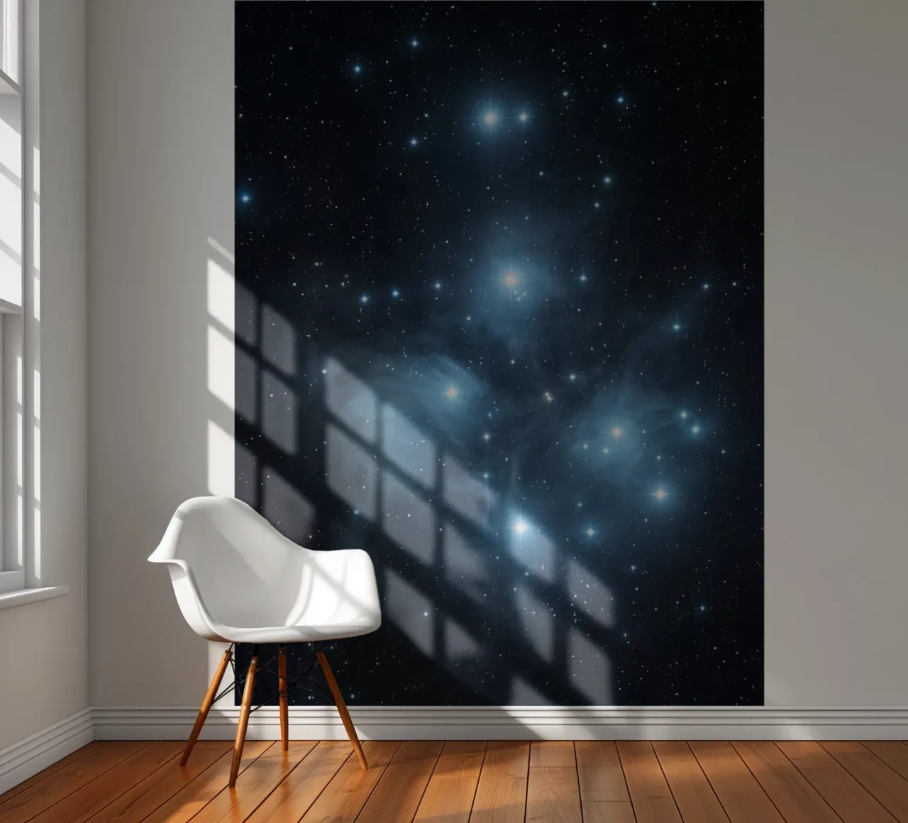 B L U E fotobehang van Stellar Dream Art