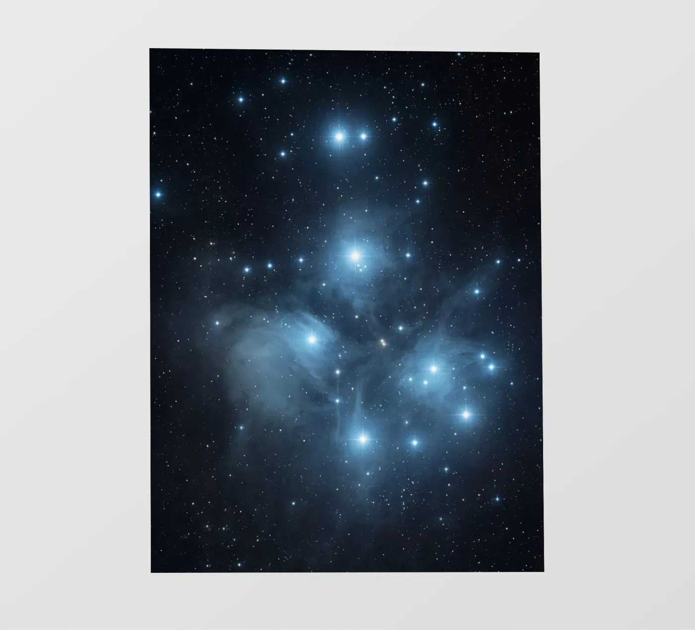 B L U E fotobehang van Stellar Dream Art