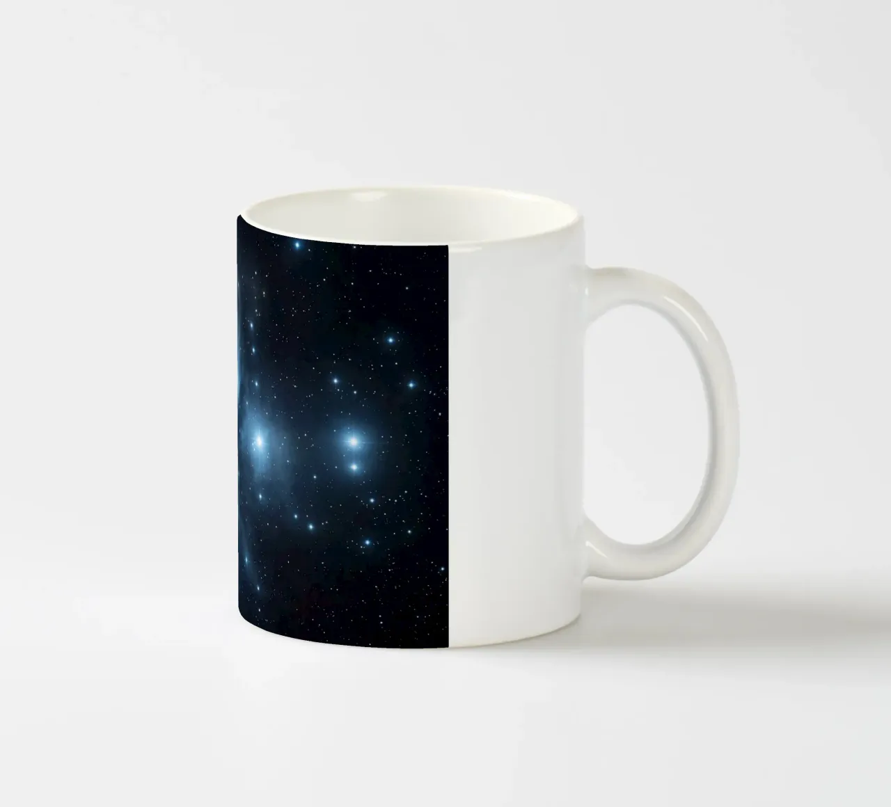B L U E ceramic mug by Stellar Dream Art
