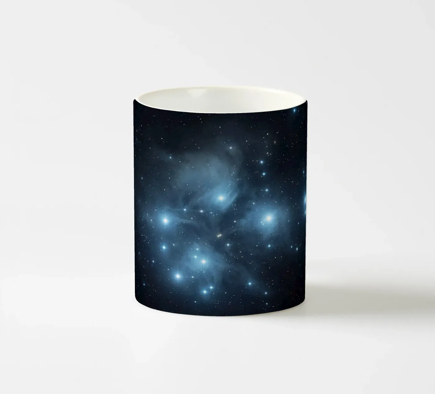 B L U E ceramic mug by Stellar Dream Art