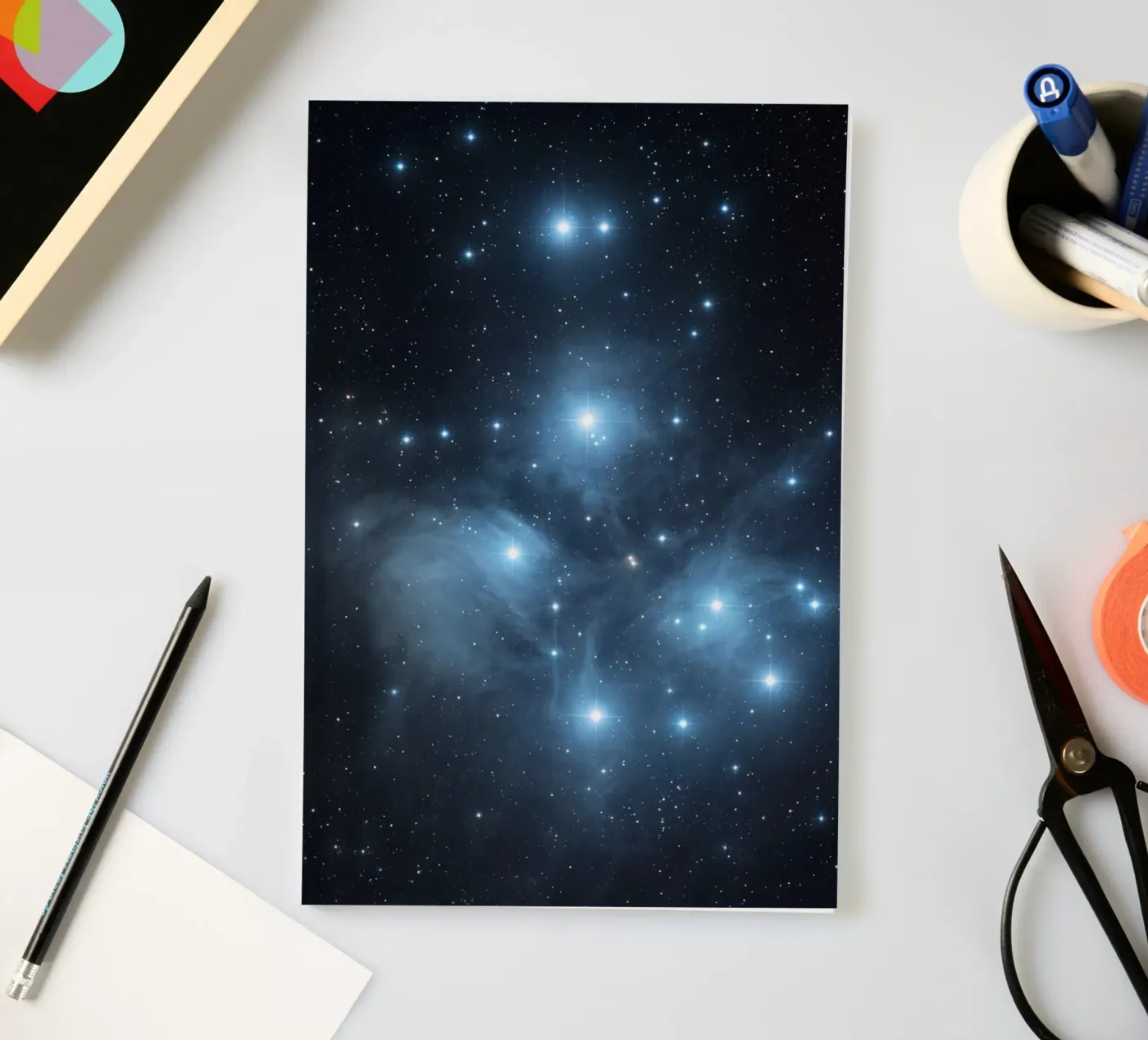 B L U E notebook by Stellar Dream Art