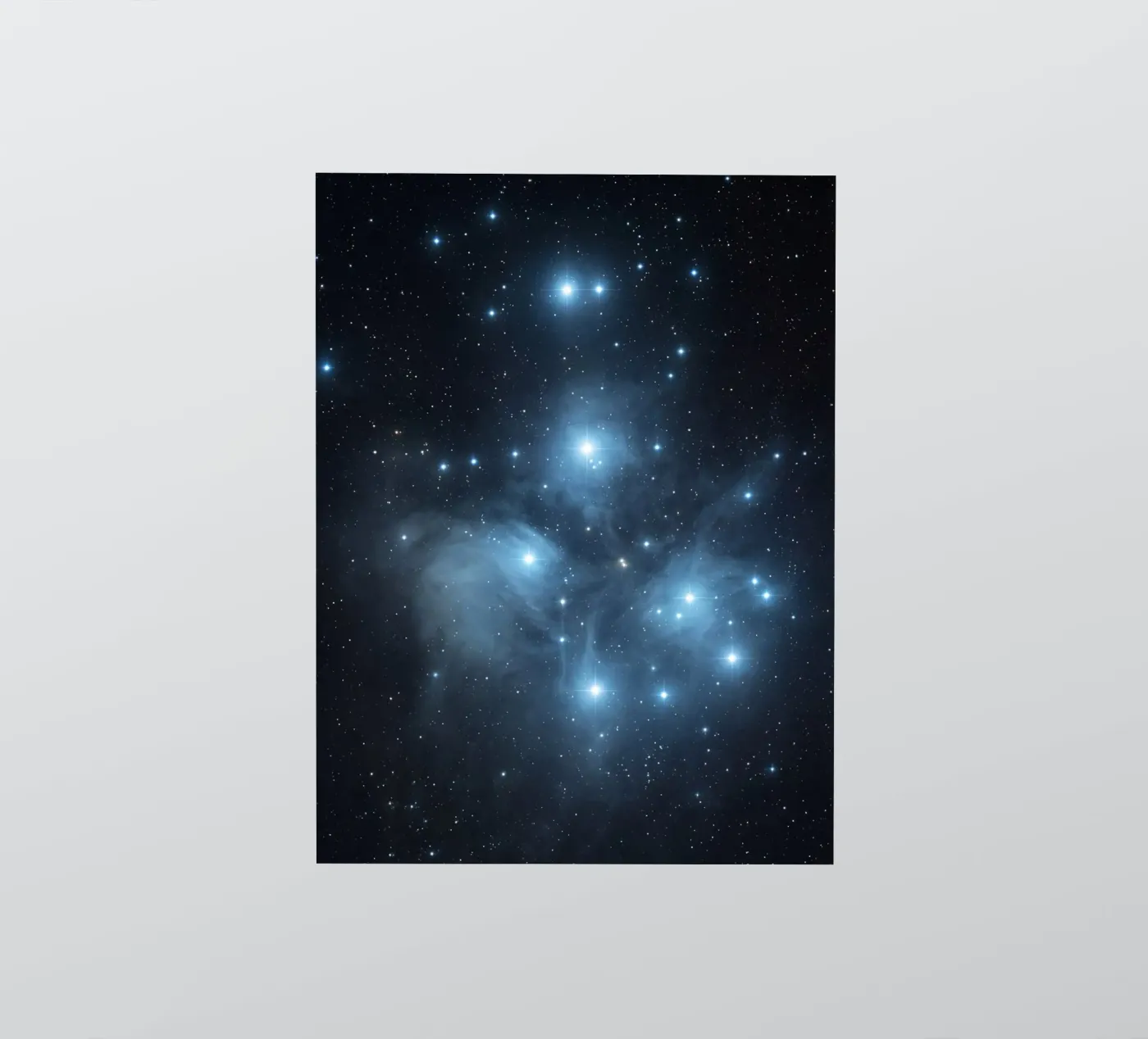 B L U E sticker by Stellar Dream Art