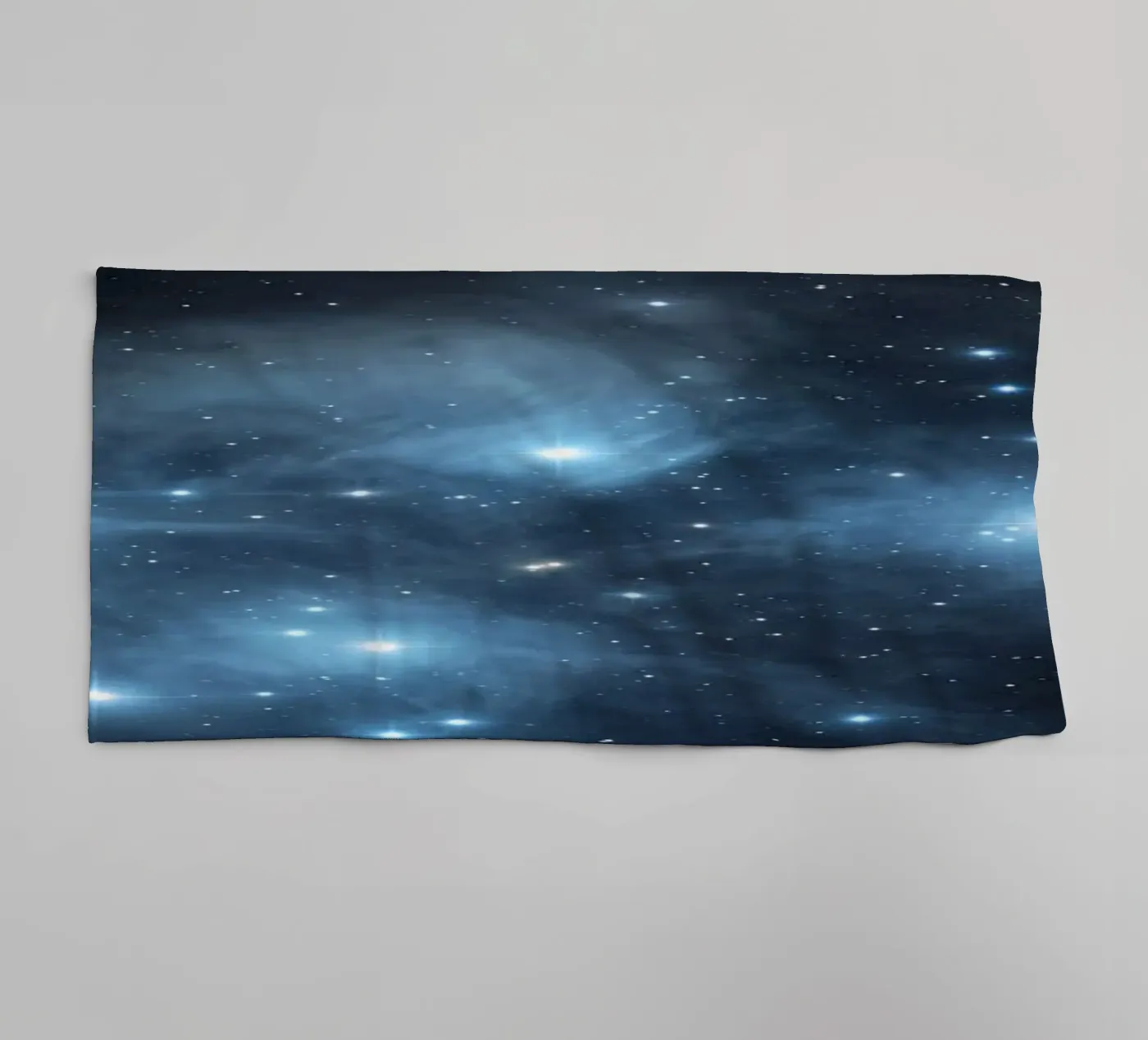 B L U E towel by Stellar Dream Art