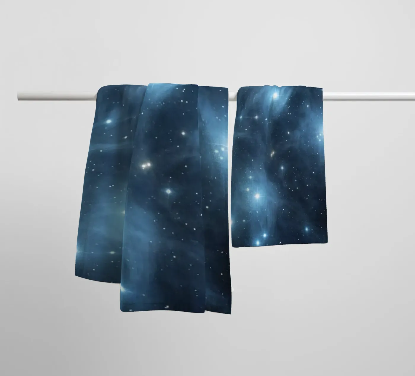 B L U E towel by Stellar Dream Art