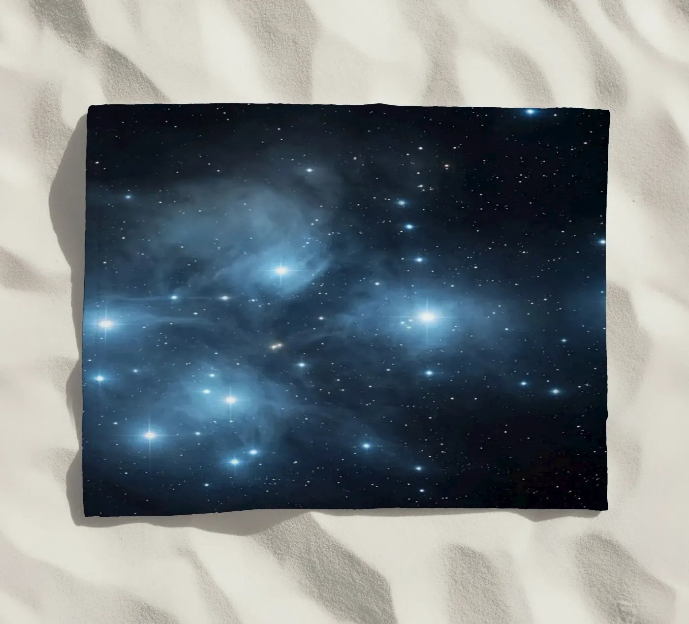 B L U E beach towel by Stellar Dream Art