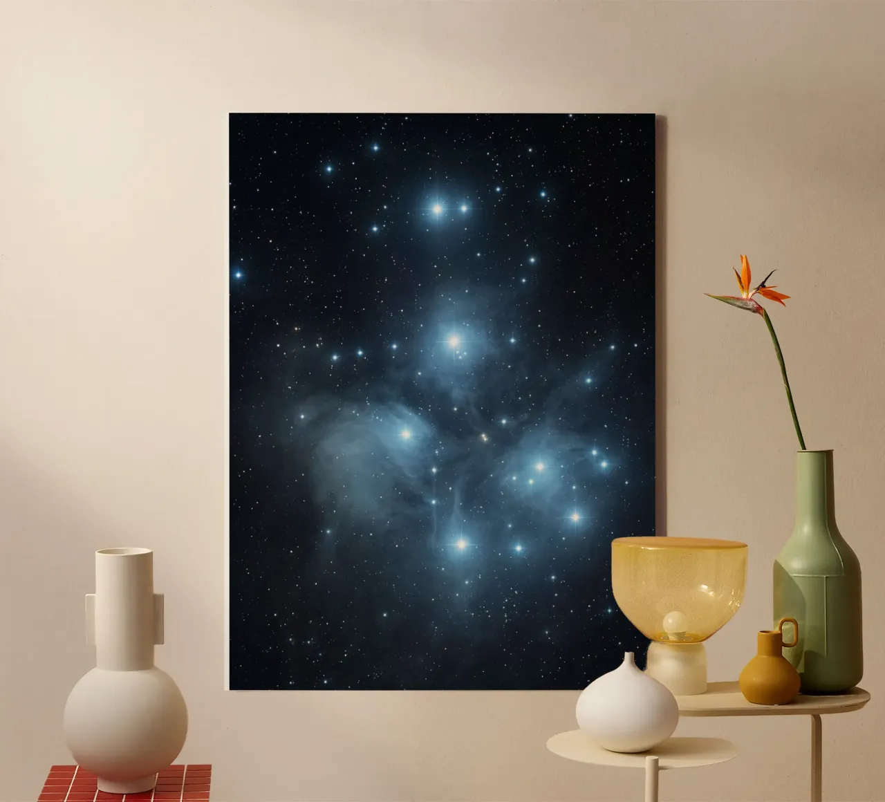 B L U E tela da Stellar Dream Art