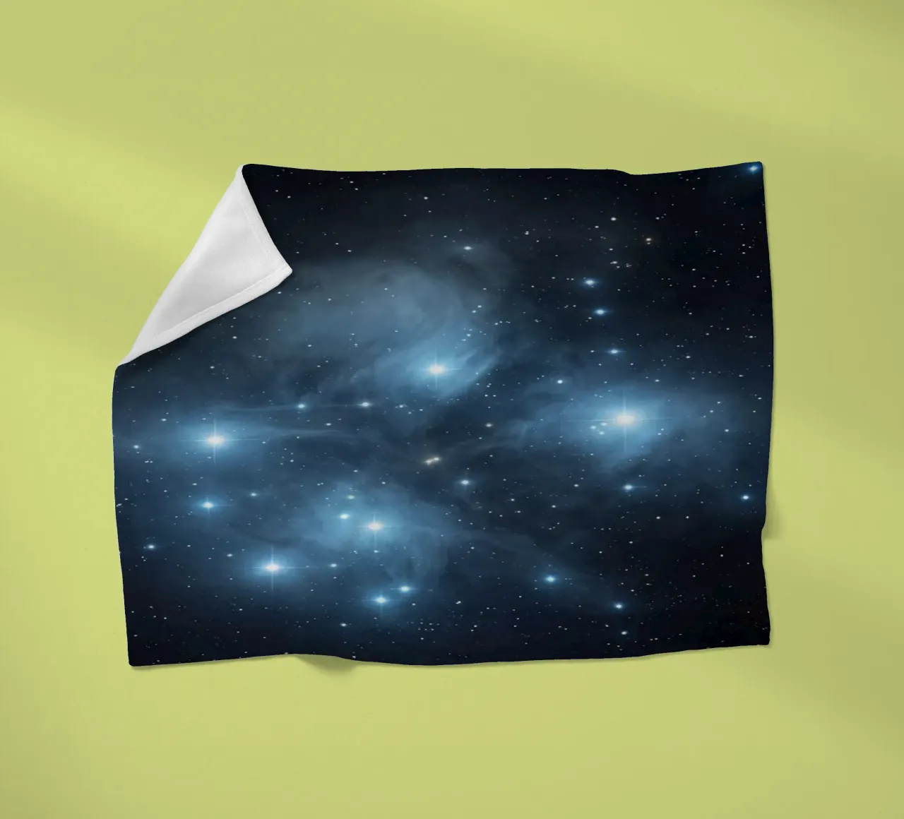 B L U E fleecedeken van Stellar Dream Art