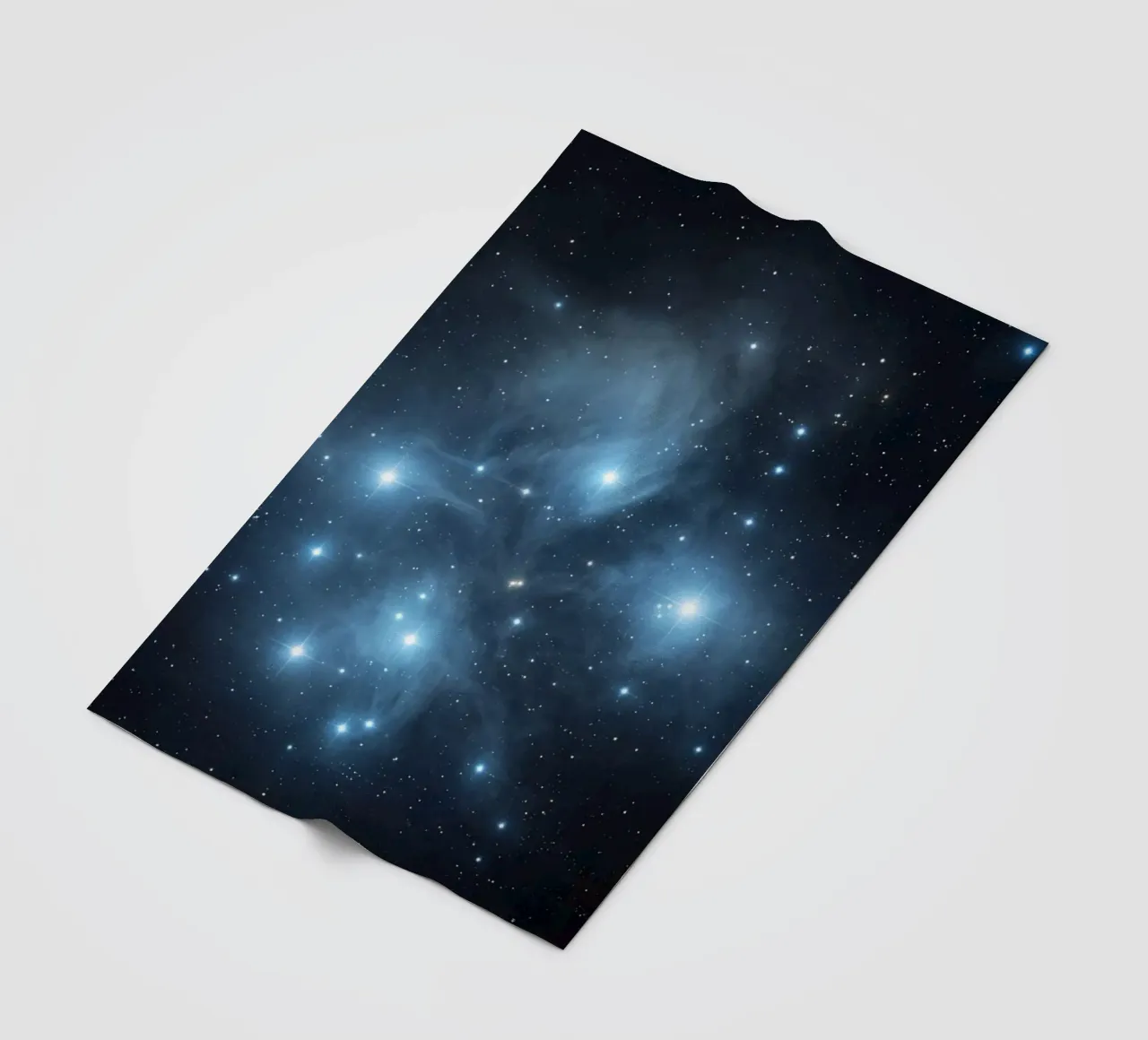 B L U E fleecedeken van Stellar Dream Art