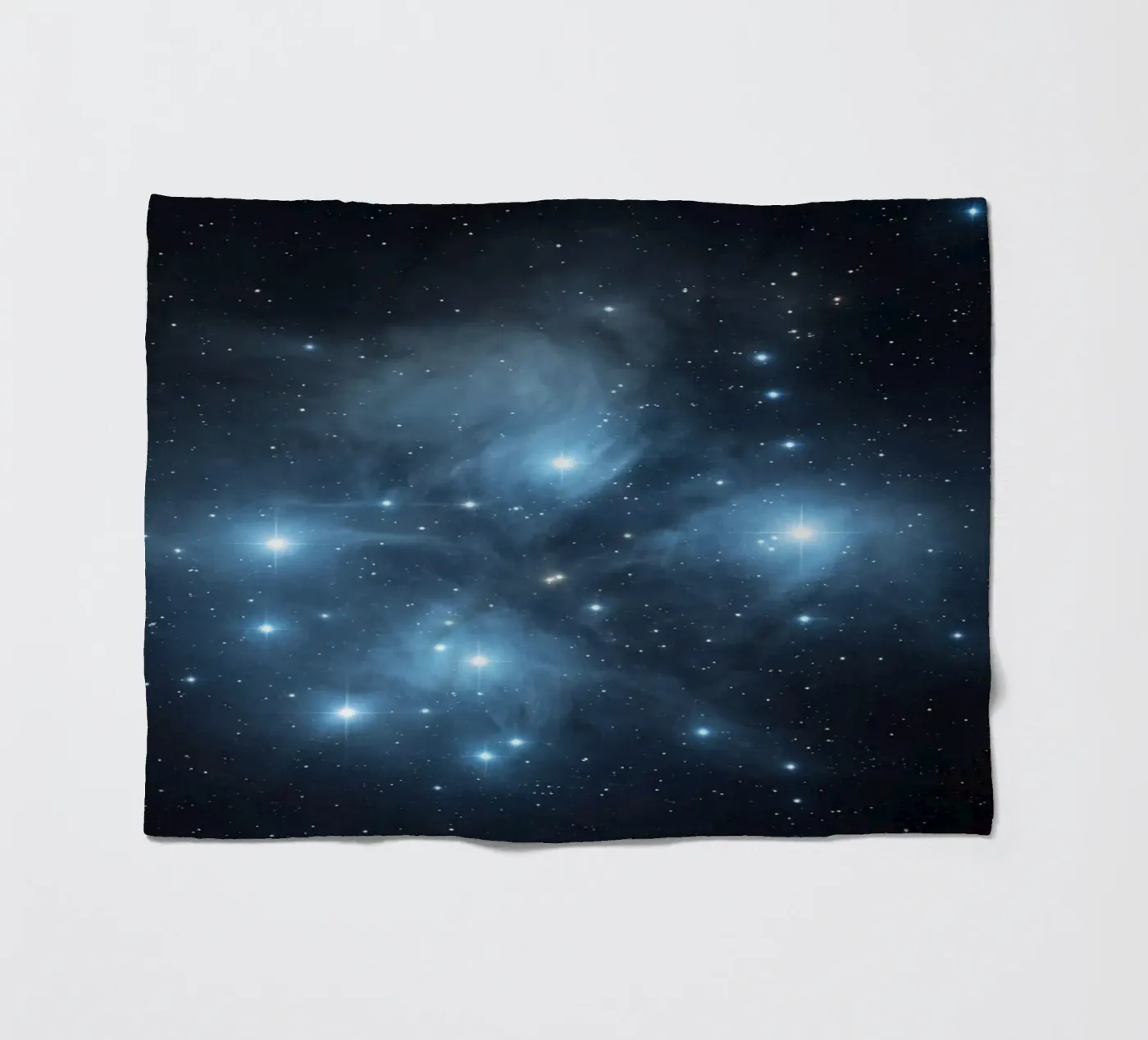 B L U E fleecedeken van Stellar Dream Art