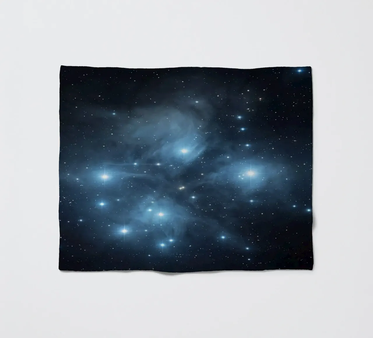 B L U E fleecedeken van Stellar Dream Art