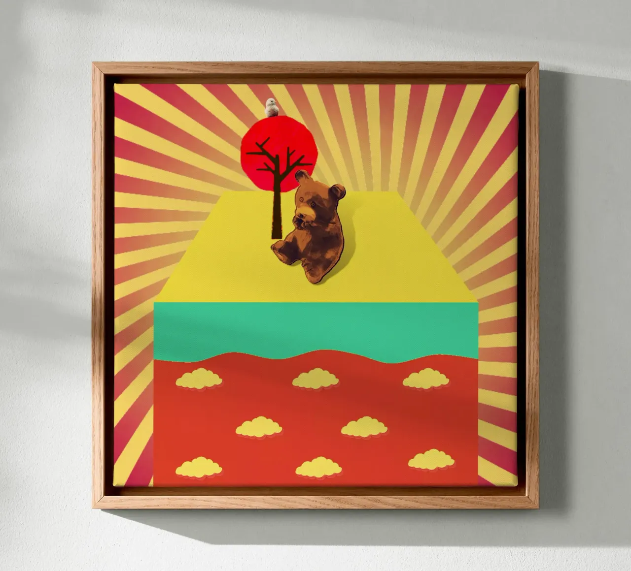 Solitude canvas with Floater frame by lipecobr