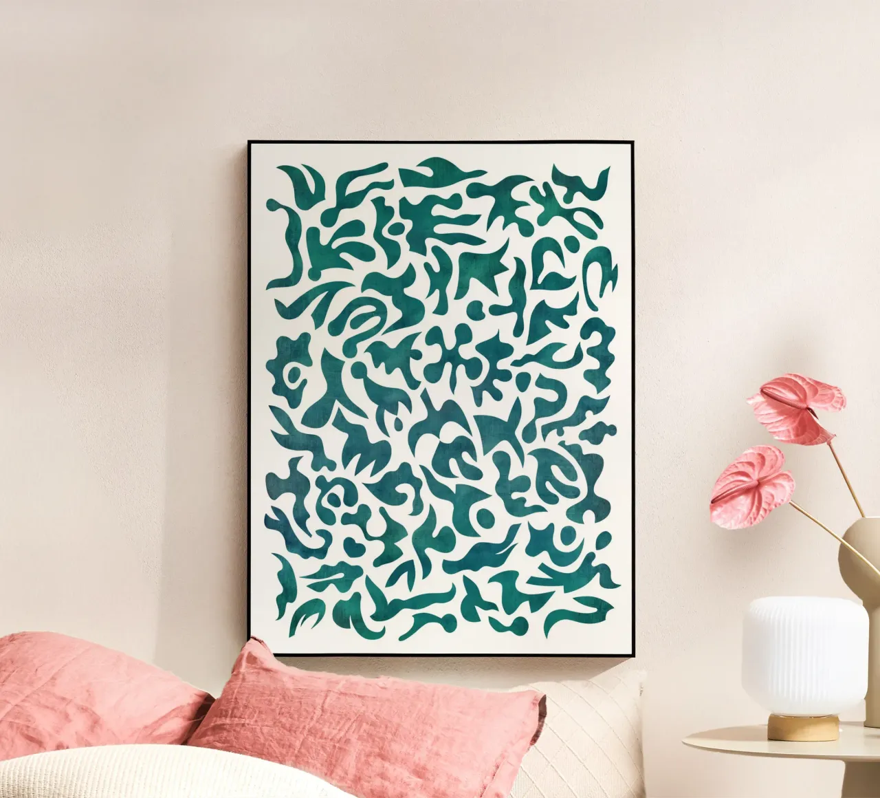 Alive (Teal) plexiglass da Angelo Cerantola