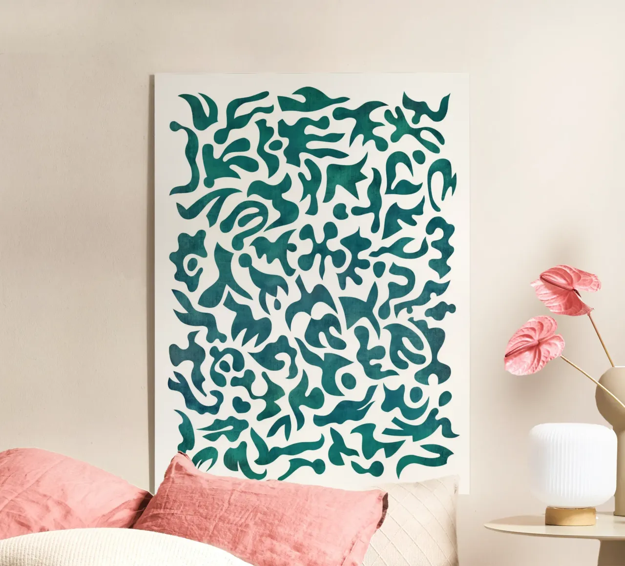 Alive (Teal) plexiglass da Angelo Cerantola