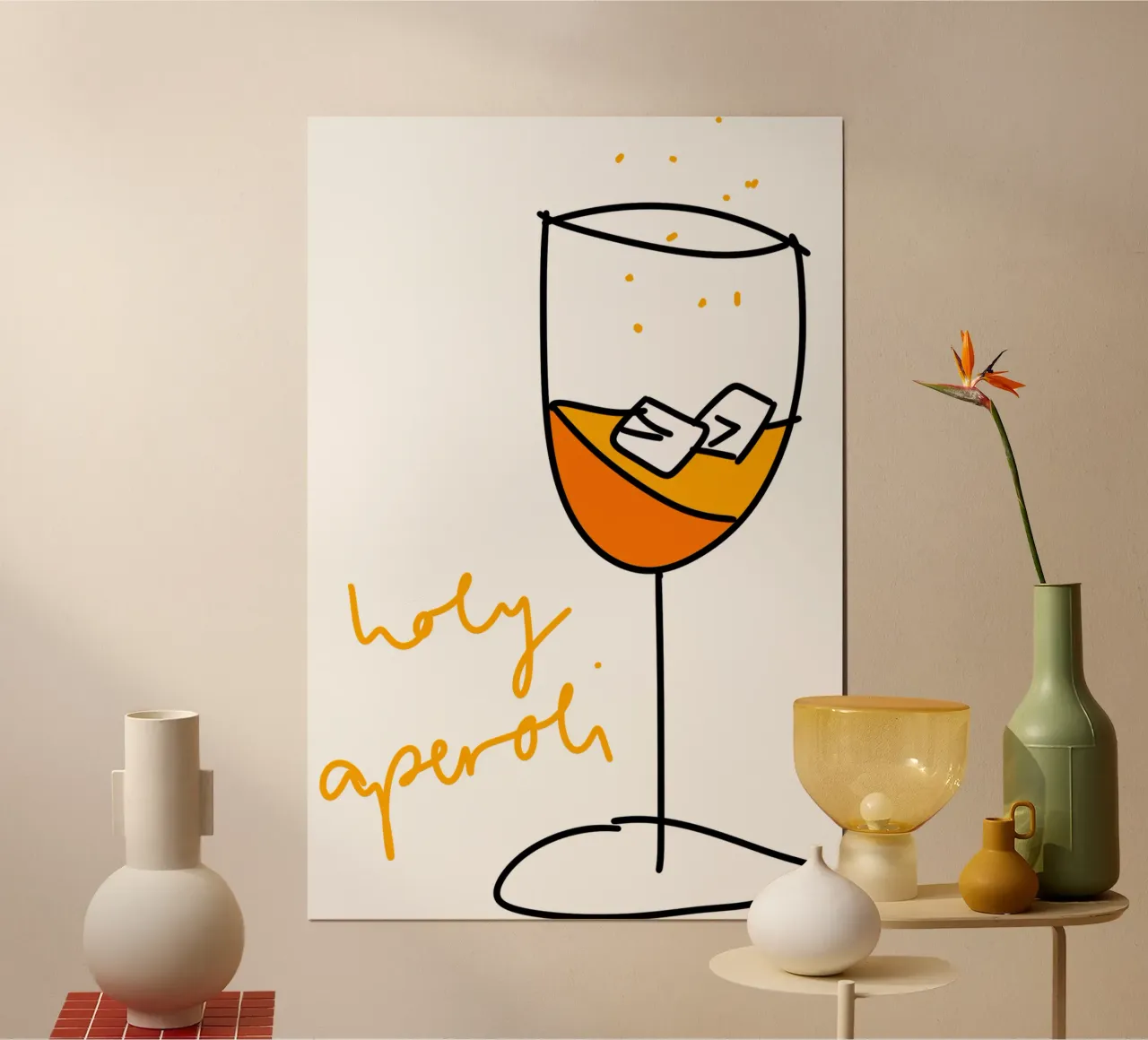 Holy Aperoli carta hahnemühle da waldpapier
