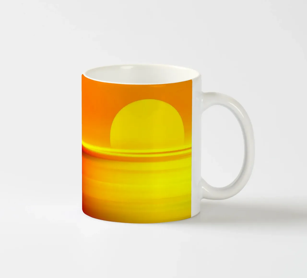 Sunset ceramic mug by Atteloi Art