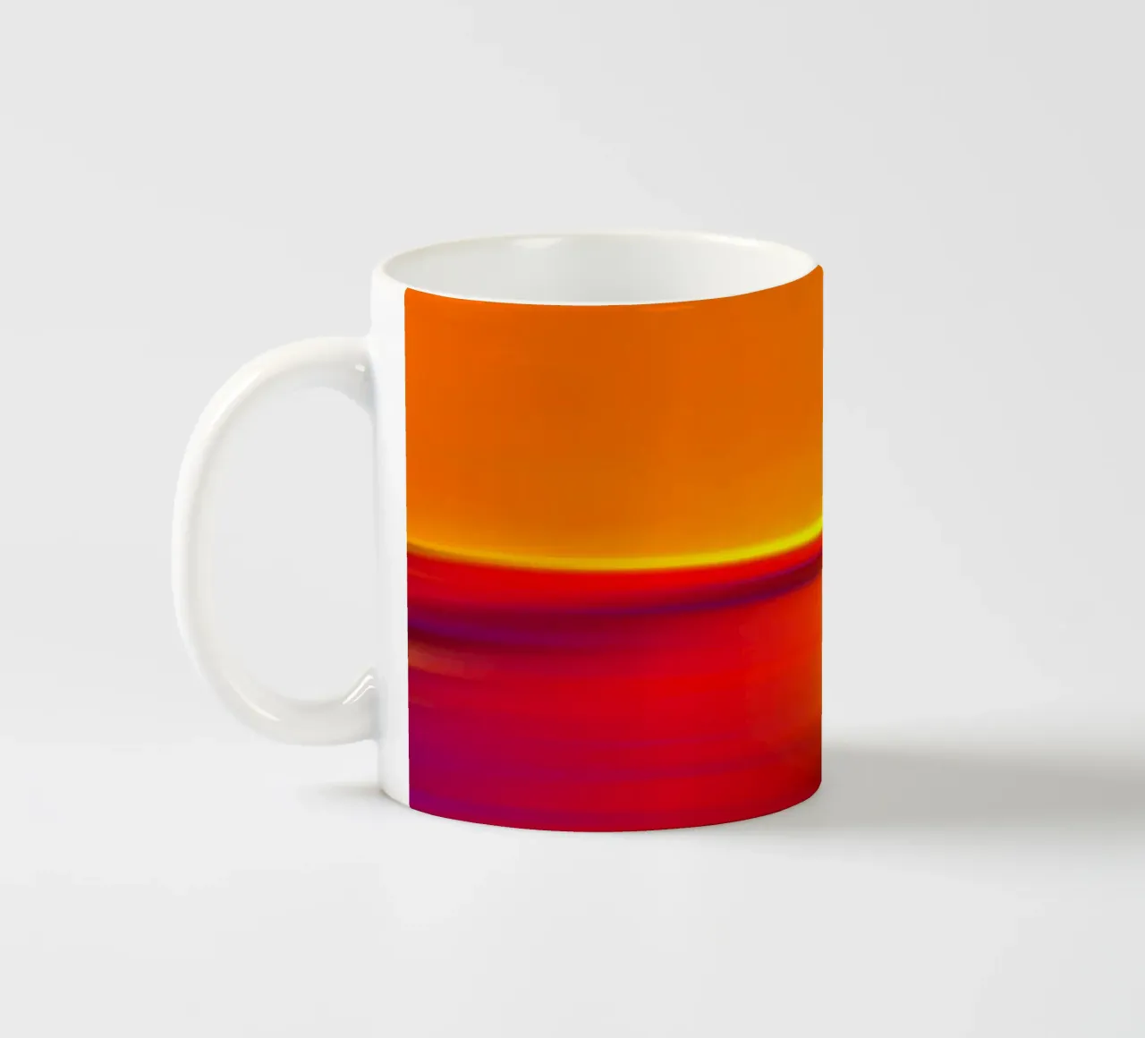 Sunset ceramic mug by Atteloi Art