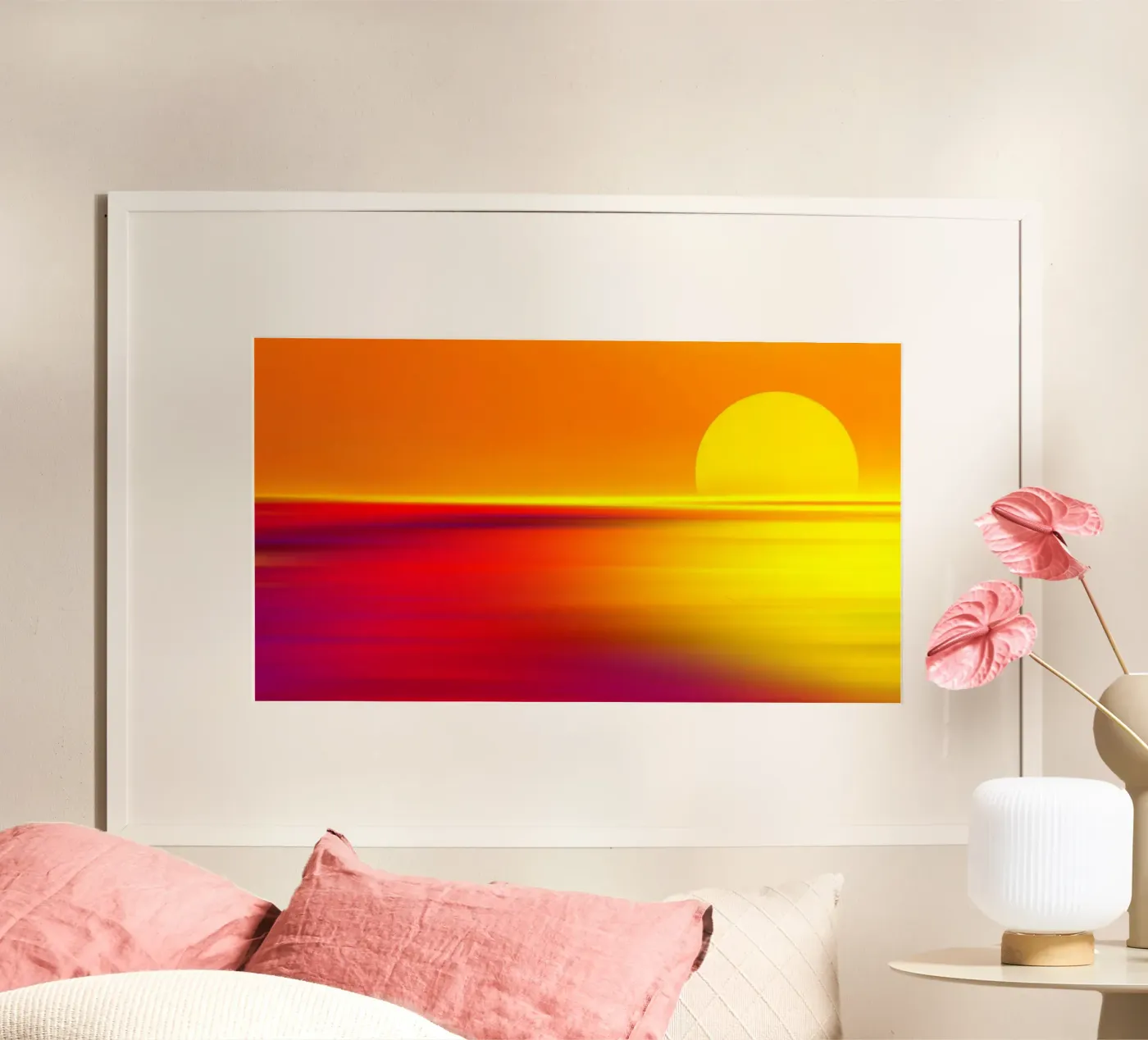 Sunset poster by Atteloi Art