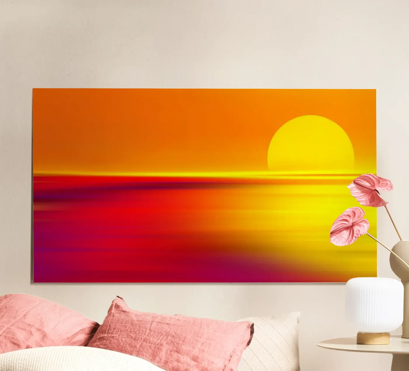 Sunset poster by Atteloi Art