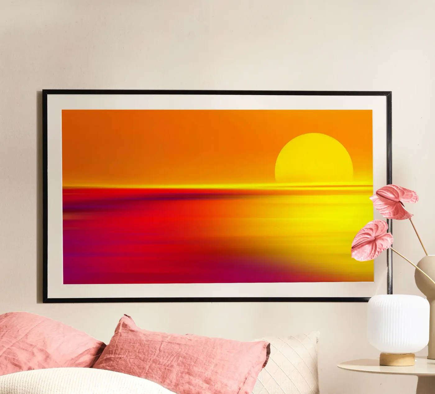 Sunset poster by Atteloi Art
