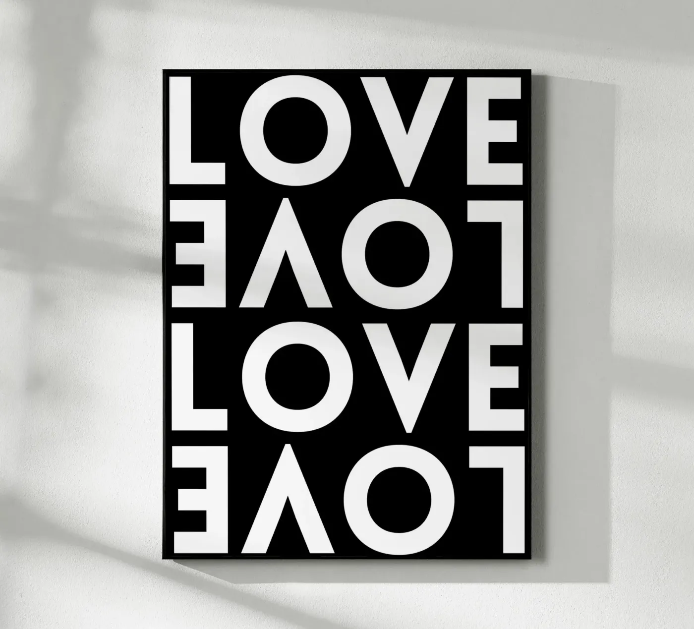 LOVE Acryl-Glas von DigiWunderwerk