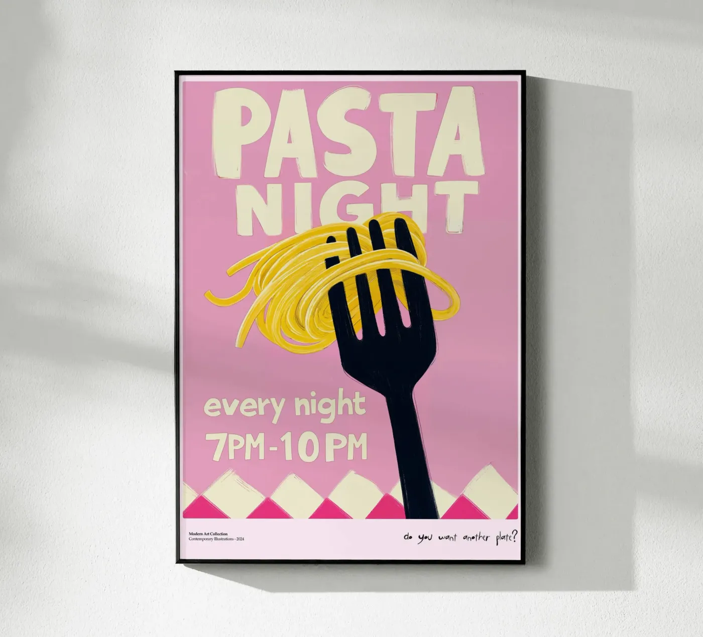 Pasta e amore plexiglass da Für jeden etwas