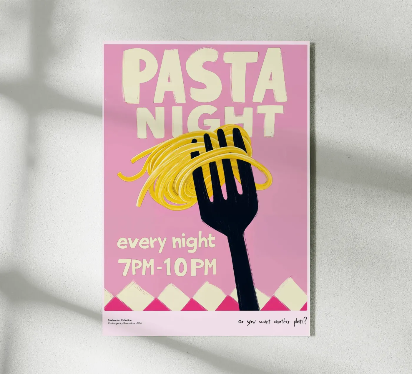 Pasta e amore plexiglass da Für jeden etwas