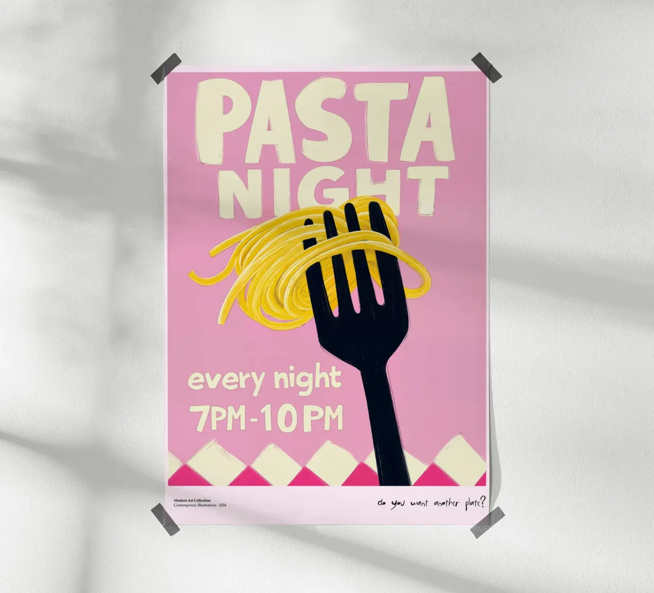 Pasta e amore poster da ArtDeko&Wohndeko