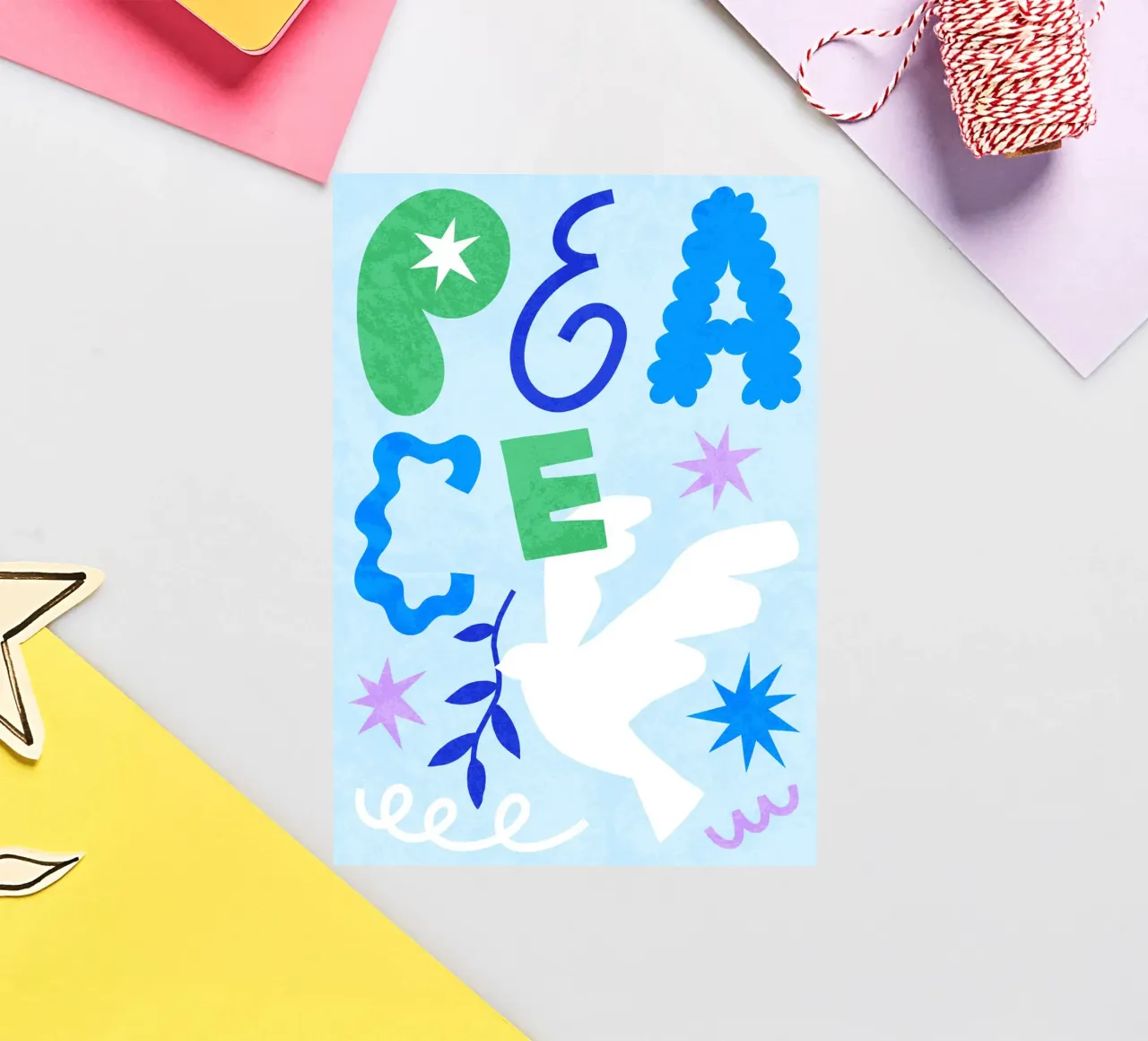 Trovare la pace adesivo da ArtDeko&Wohndeko