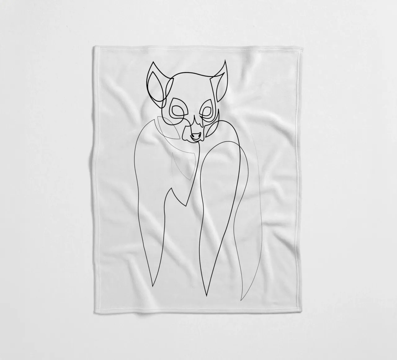 Nightsight fleece blanket by Addillum