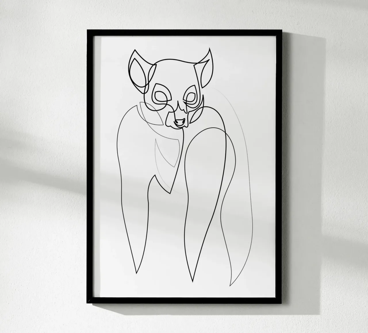 Nightsight poster con telaio in alluminio da Addillum