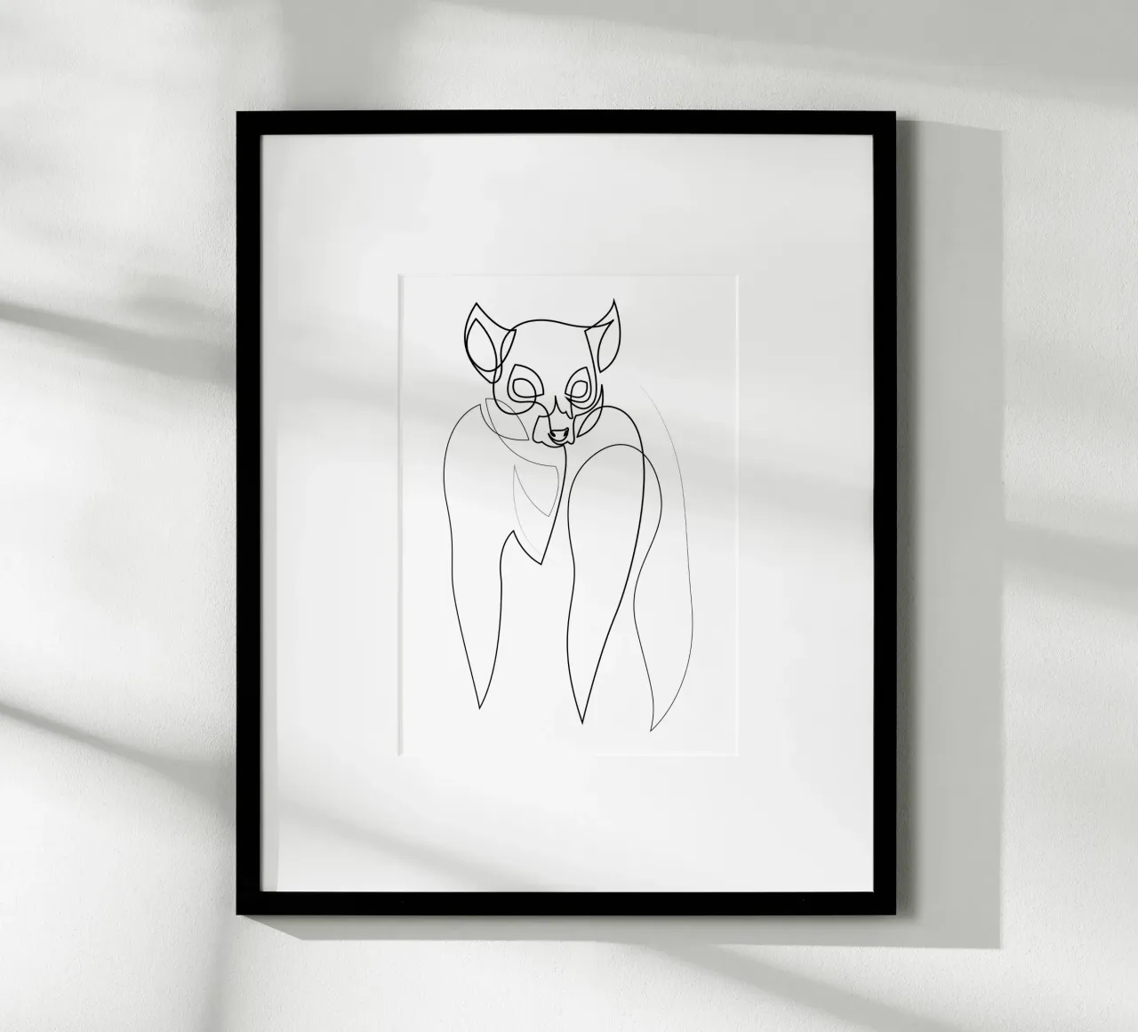 Nightsight poster con telaio in alluminio da Addillum