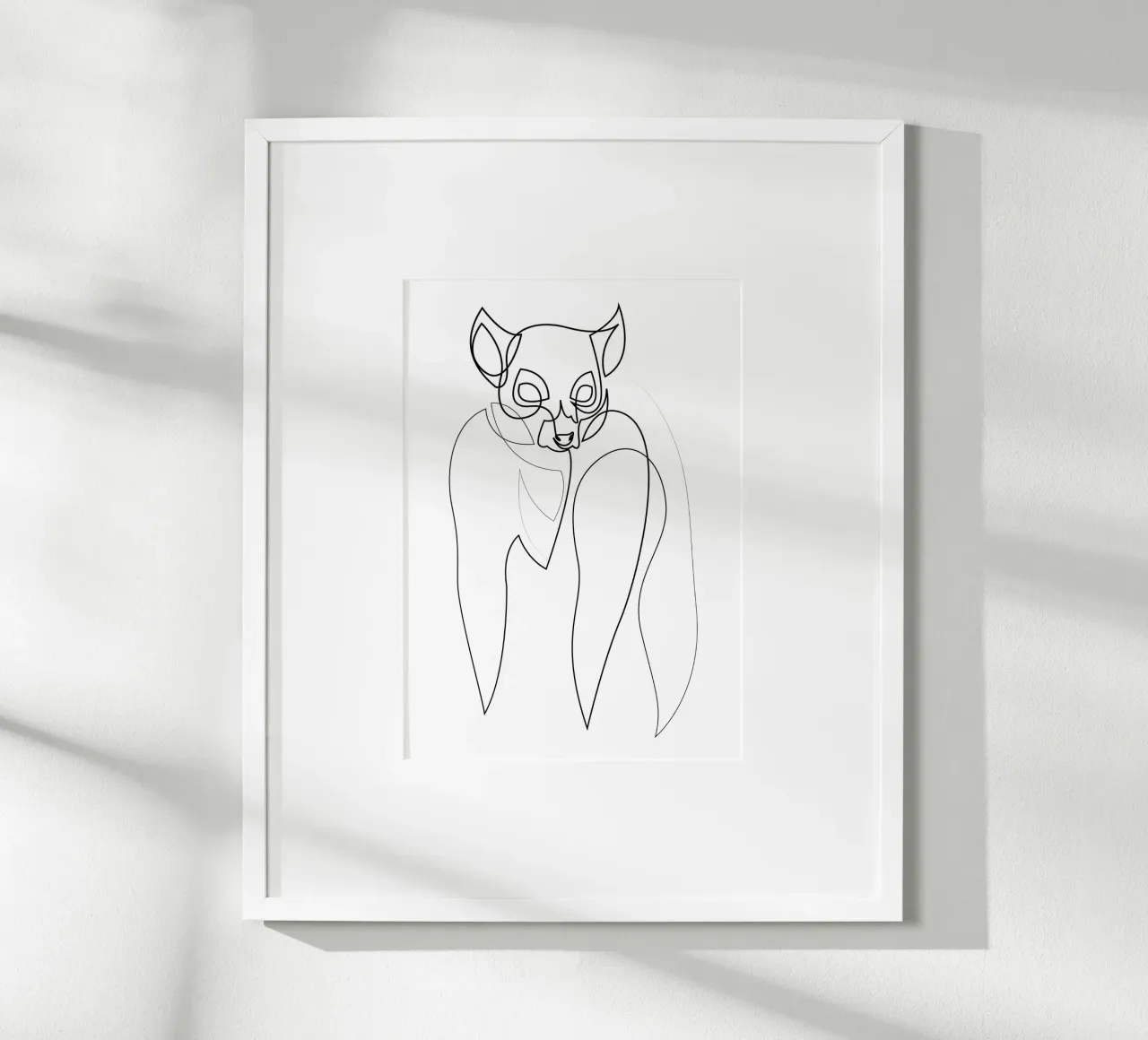 Nightsight poster con telaio in alluminio da Addillum