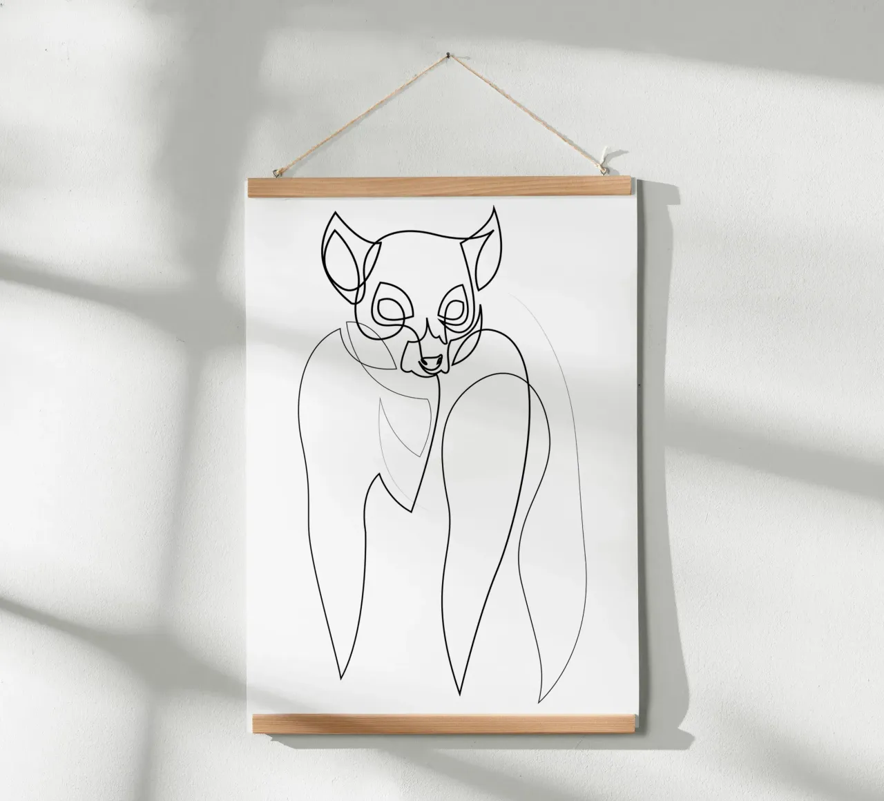 Nightsight poster con telaio in alluminio da Addillum