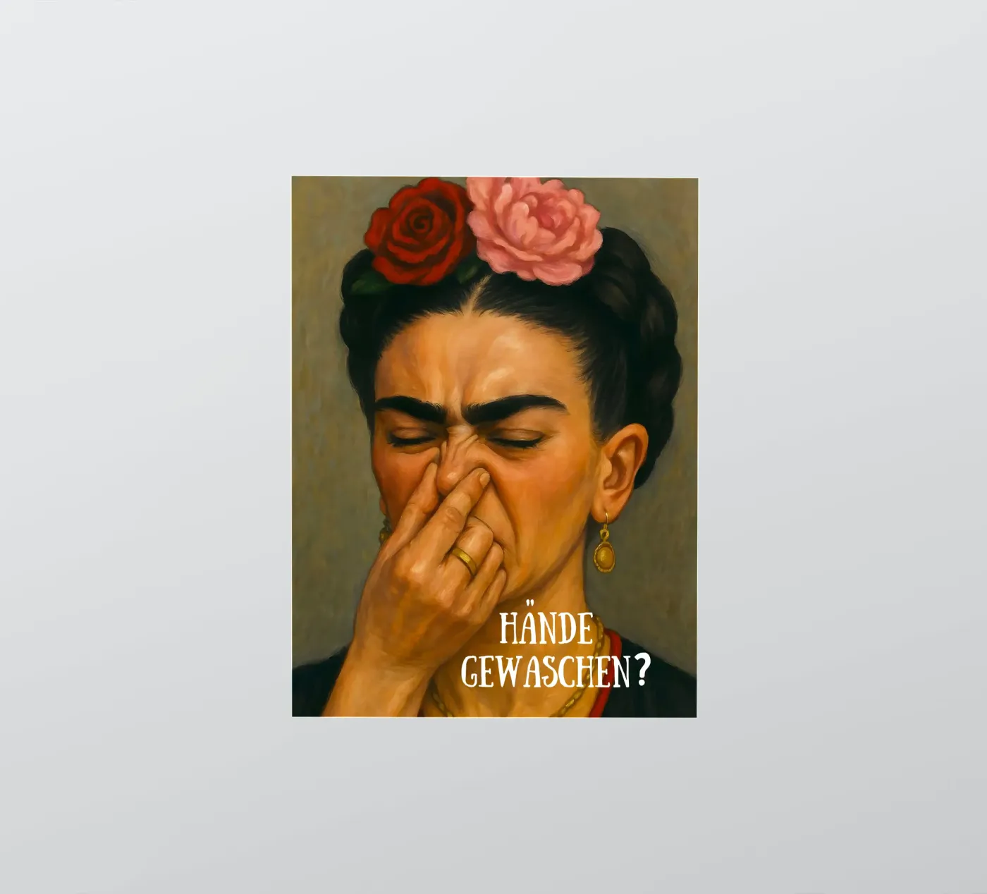 MANI LAVATE - FRIDA KAHLO: UN BAGNO DIVERTENTE adesivo da ARTOMATIC