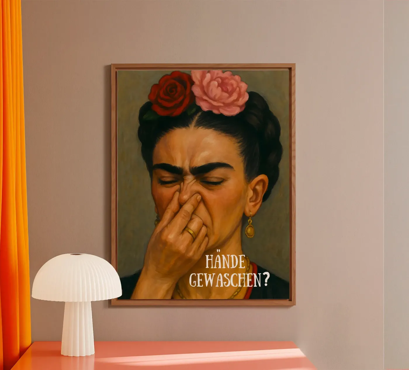 MANI LAVATE - FRIDA KAHLO: UN BAGNO DIVERTENTE pannello forex da ARTOMATIC