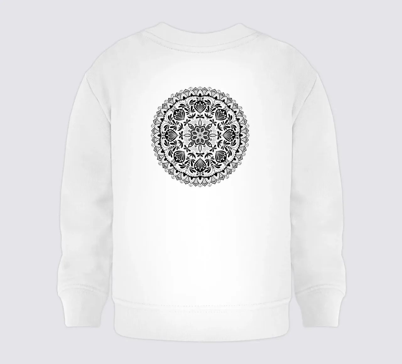 Mandala. Nero. felpa neonato da CalliLetters
