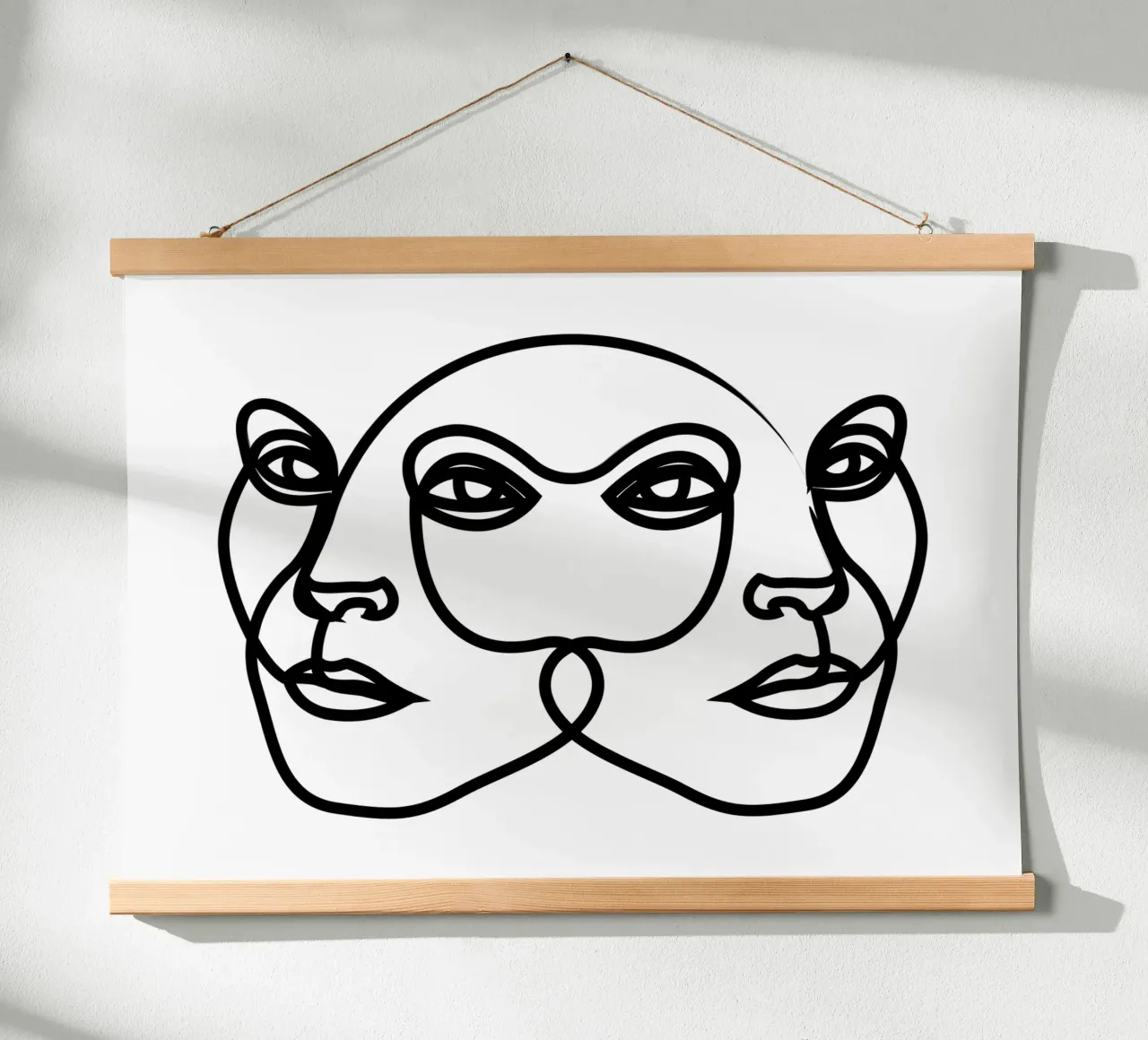 Surveillance poster con telaio in plastica da Addillum