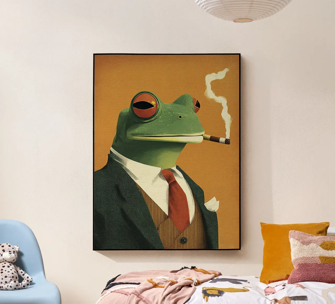 The Distinguished Frog plexiglass da Chic Creatures