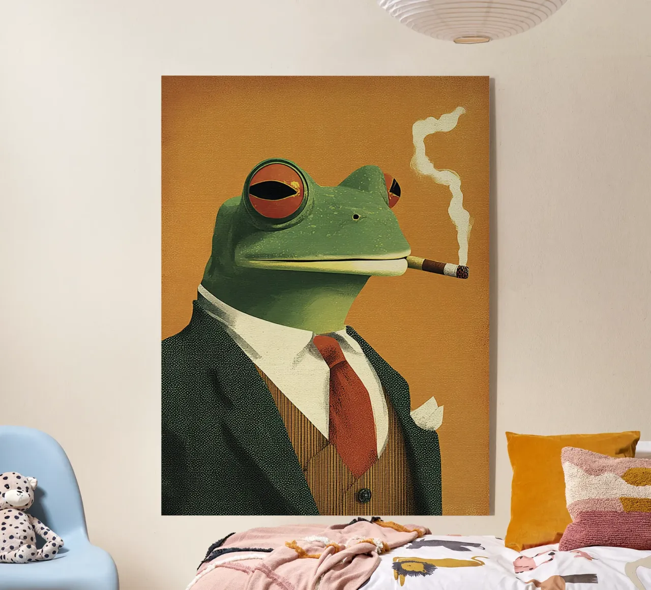 The Distinguished Frog plexiglass da Chic Creatures