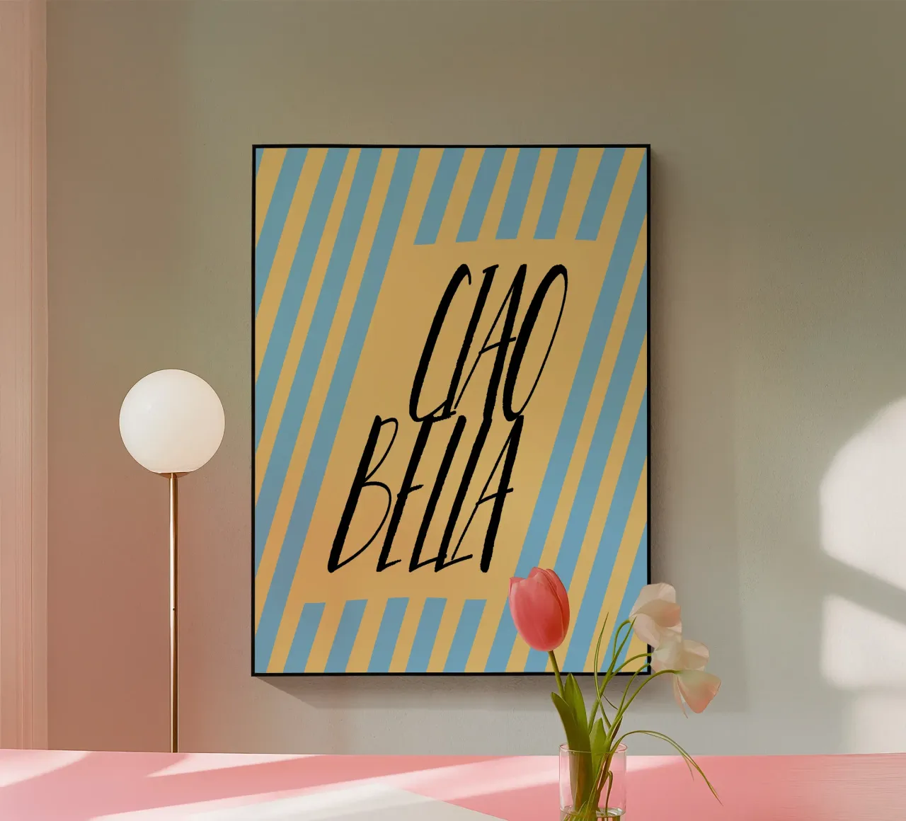 Hi Bella acrylic glass by Blisstype