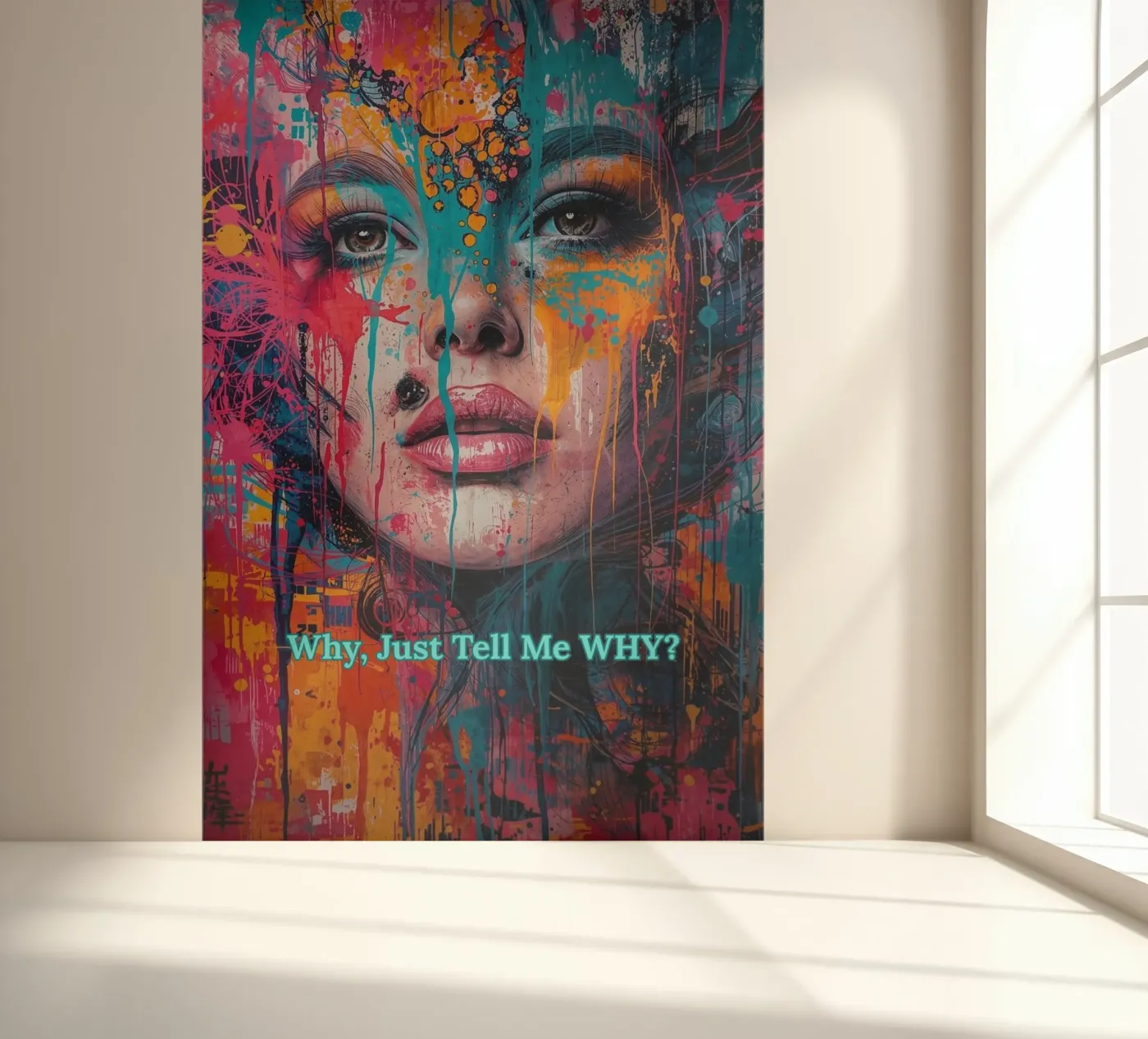 WHY? fotobehang van livingyourway