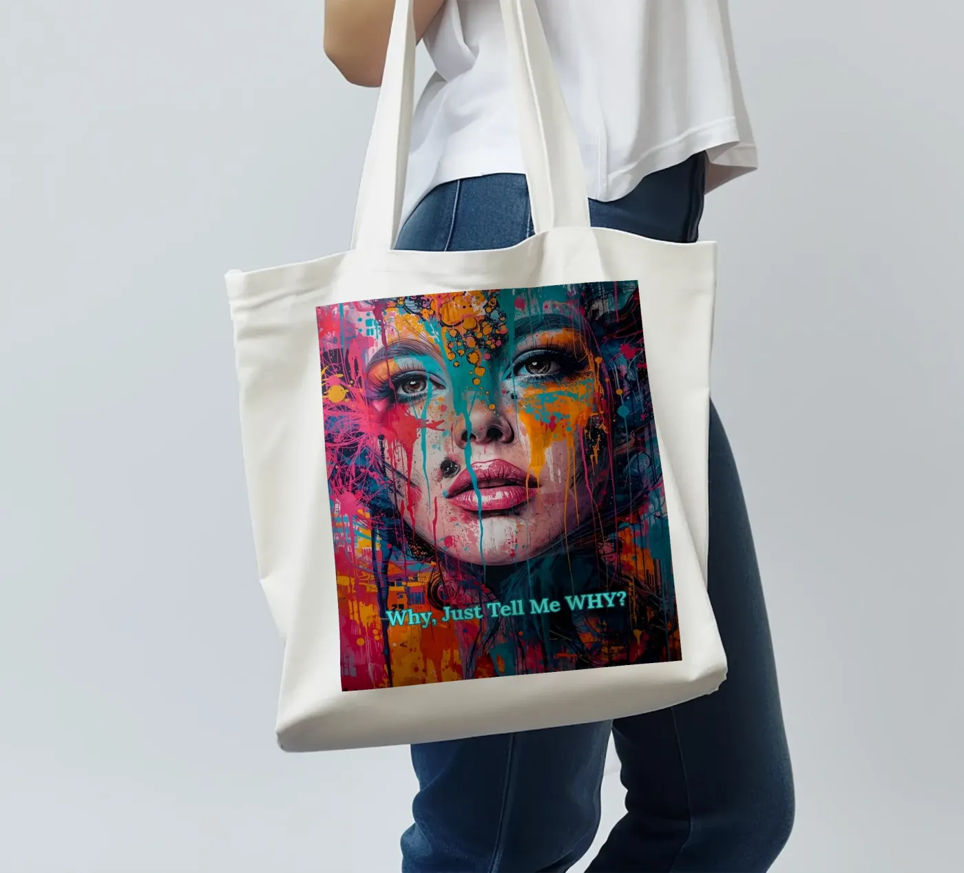 WHY? tote bag by livingyourway