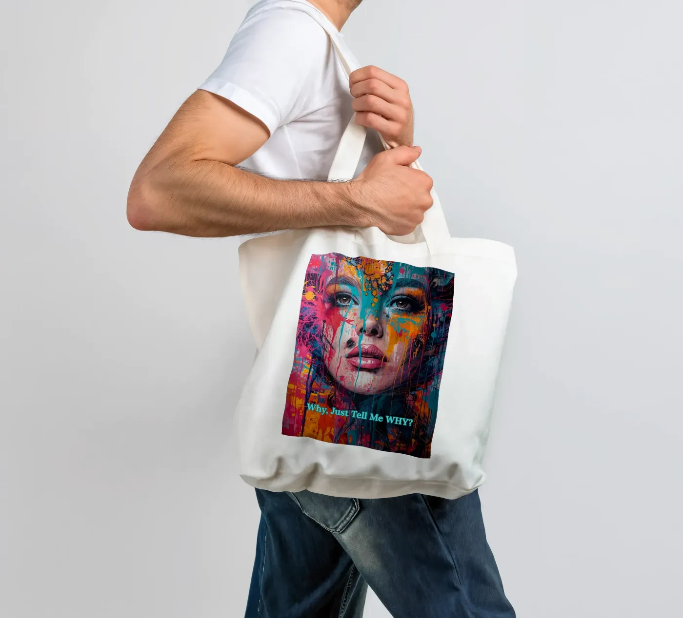 WHY? tote bag by livingyourway