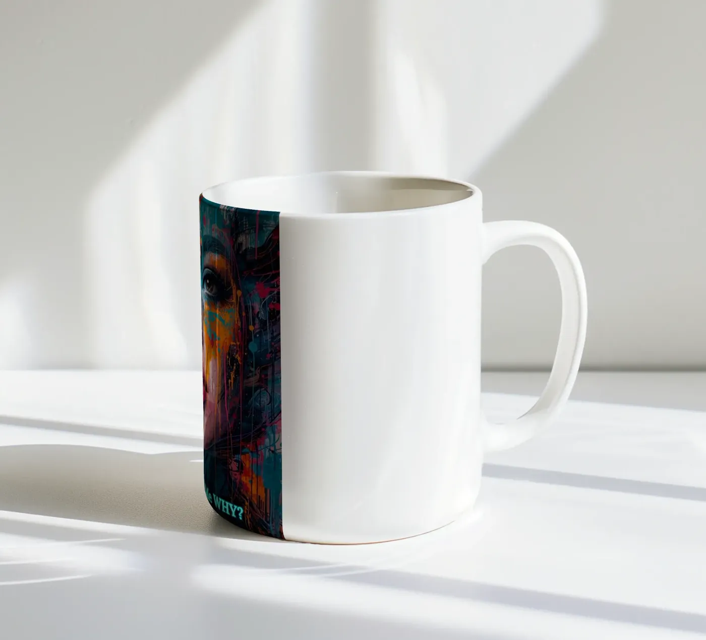 WHY? Keramik Tasse von livingyourway