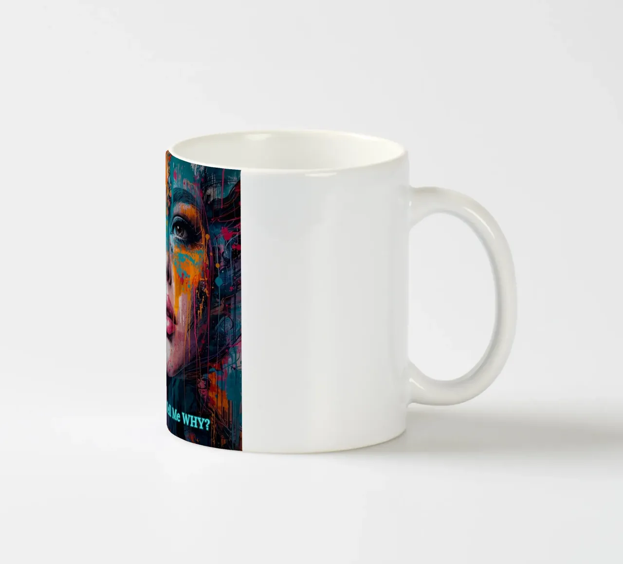 WHY? ceramic mug by livingyourway