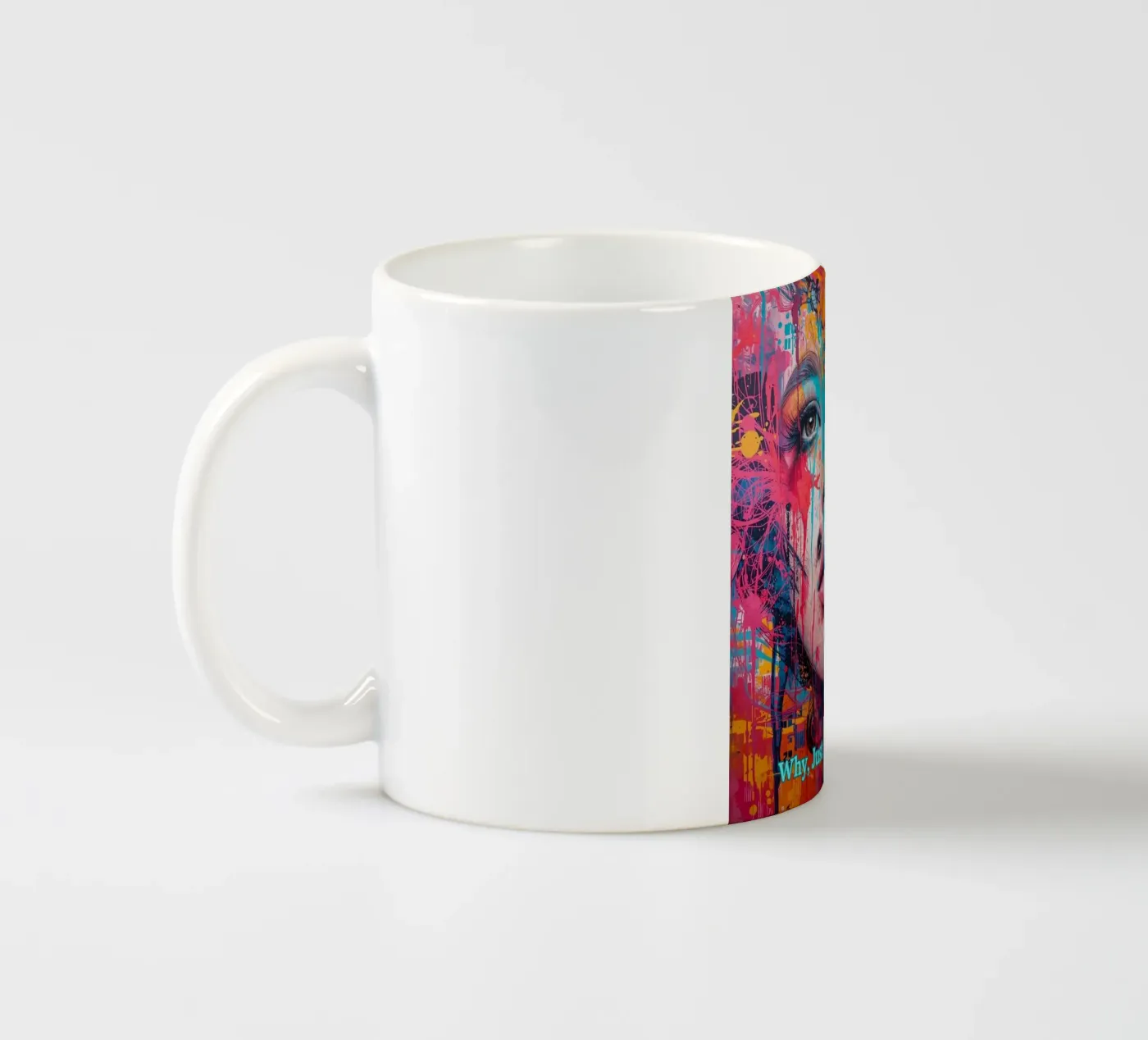 WHY? ceramic mug by livingyourway