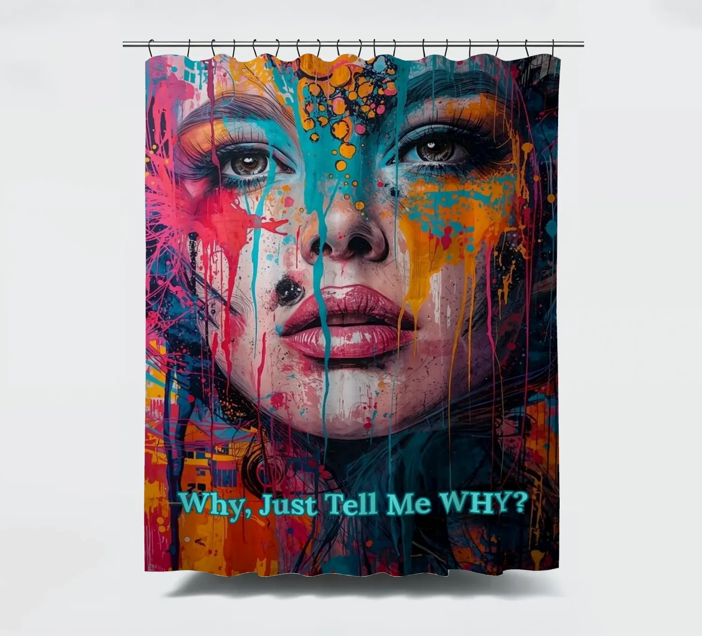 WHY? douchegordijn van livingyourway