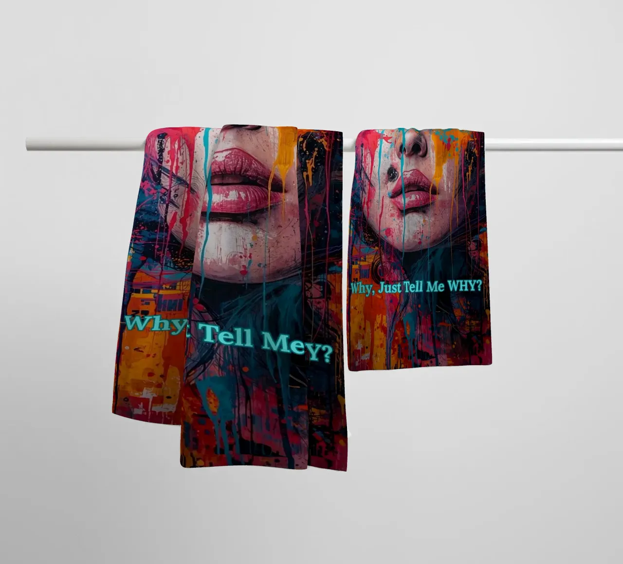 WHY? towel by livingyourway